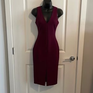 Likely Burgundy Midi Dress